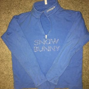 Girls Spyder quarter zip size Medium (8/10)